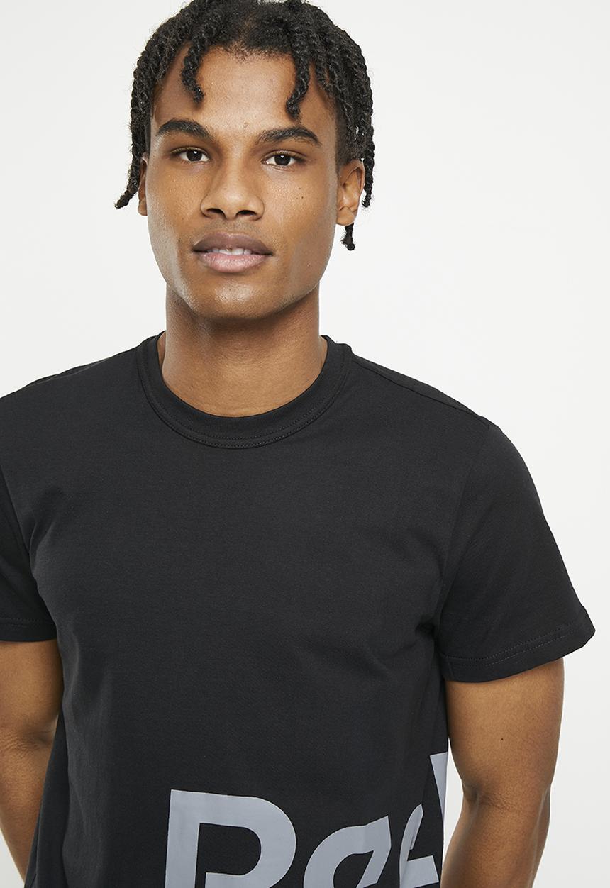 Reebok - Gs side vector short sleeve - black 