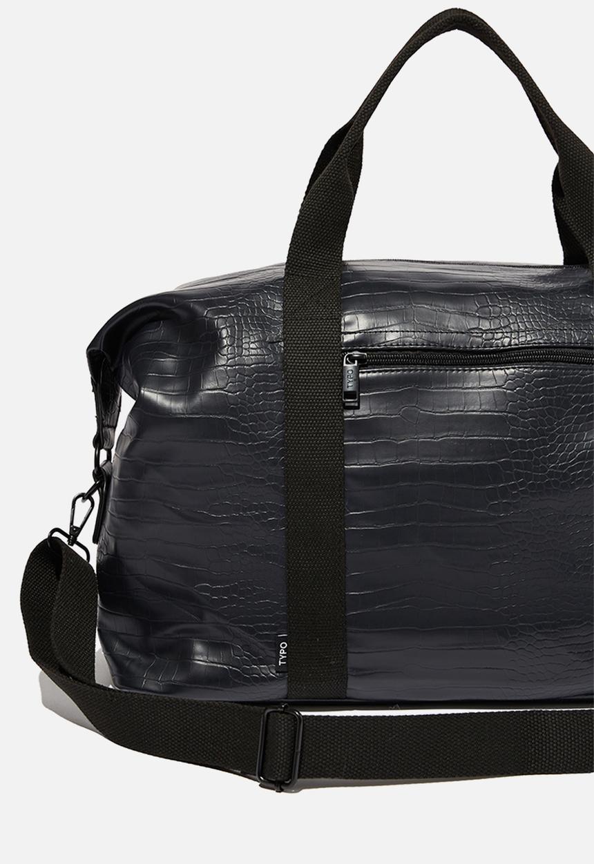 Typo - Off the grid holdall duffle - black textured