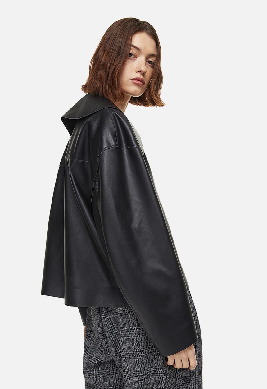 H&M - Oversized jacket - black