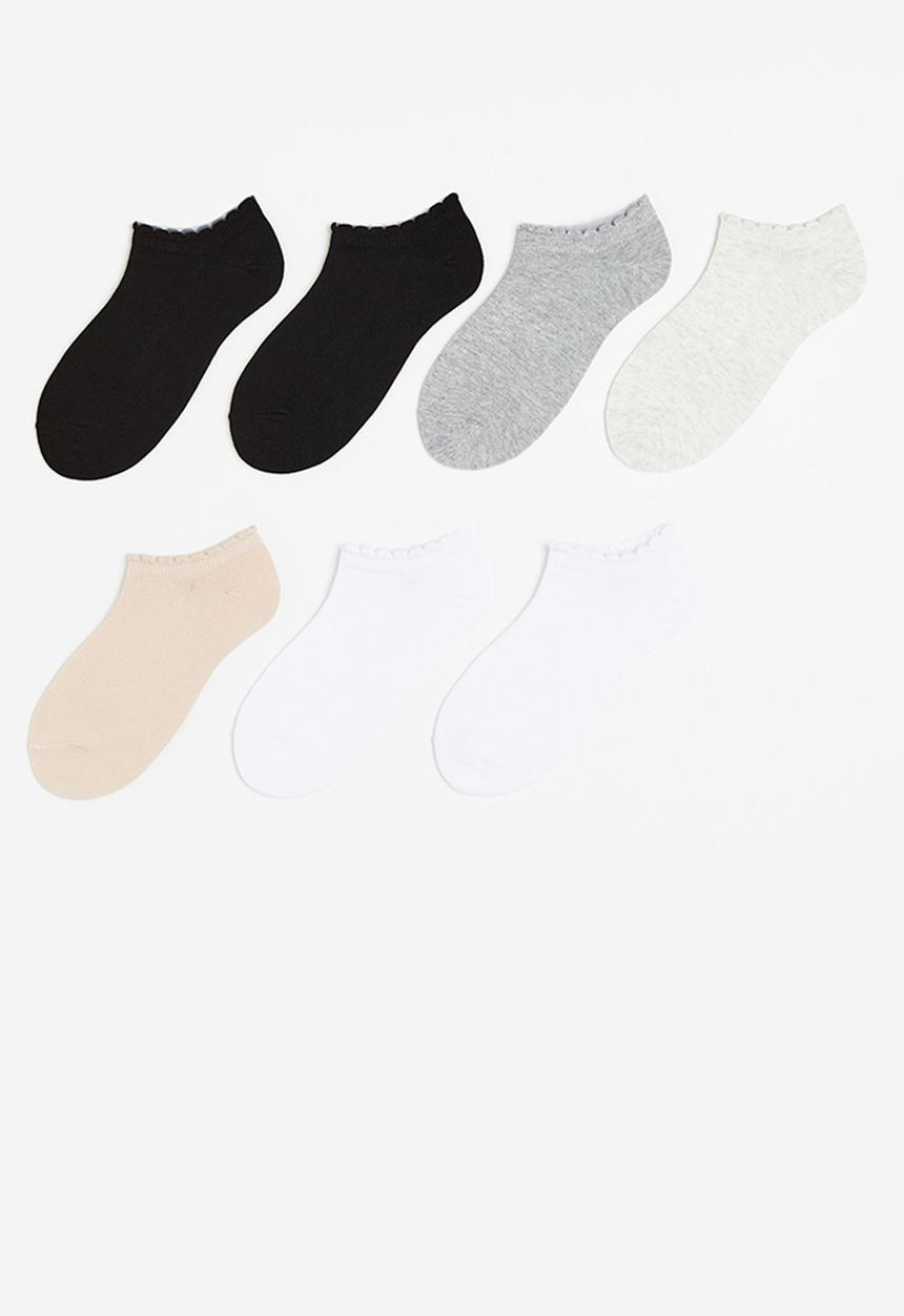 H&M - 7 Pack trainer socks - multi 