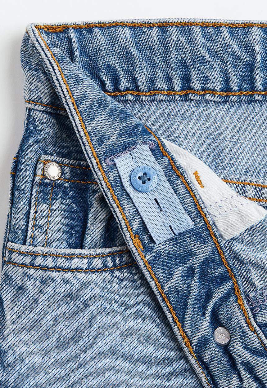 H&M - Loose fit jeans - denim blue/trashed