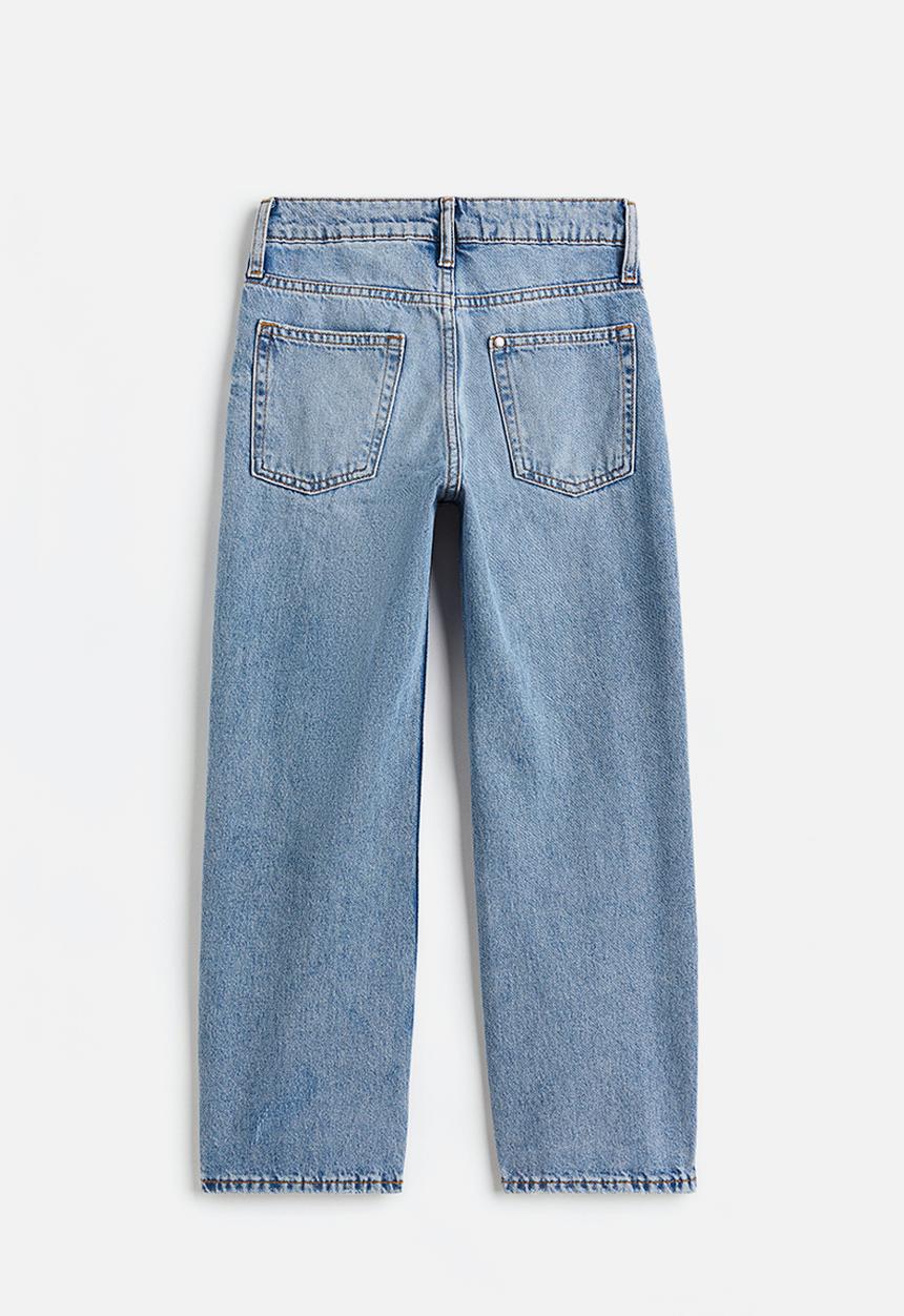 H&M - Loose fit jeans - denim blue/trashed