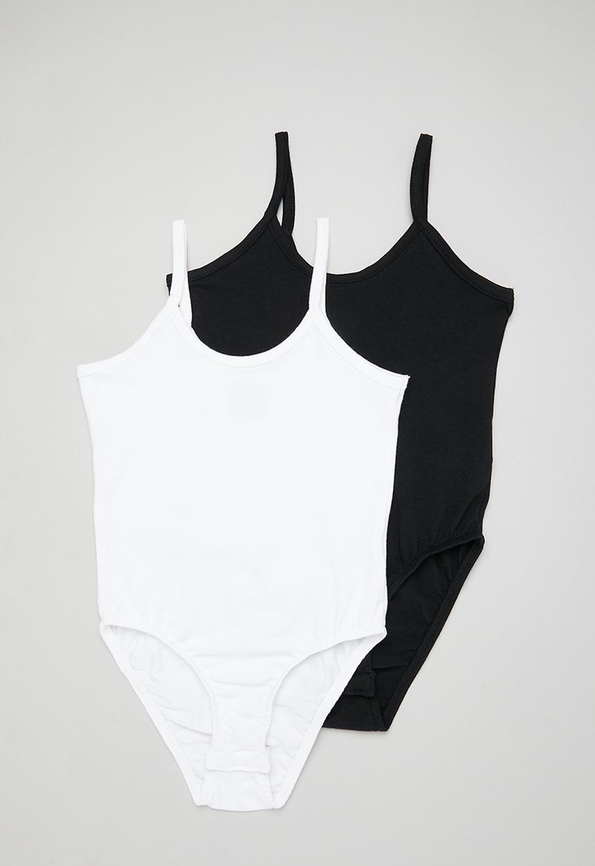 Rebel Republic - 2 Pack bodysuit - black & white