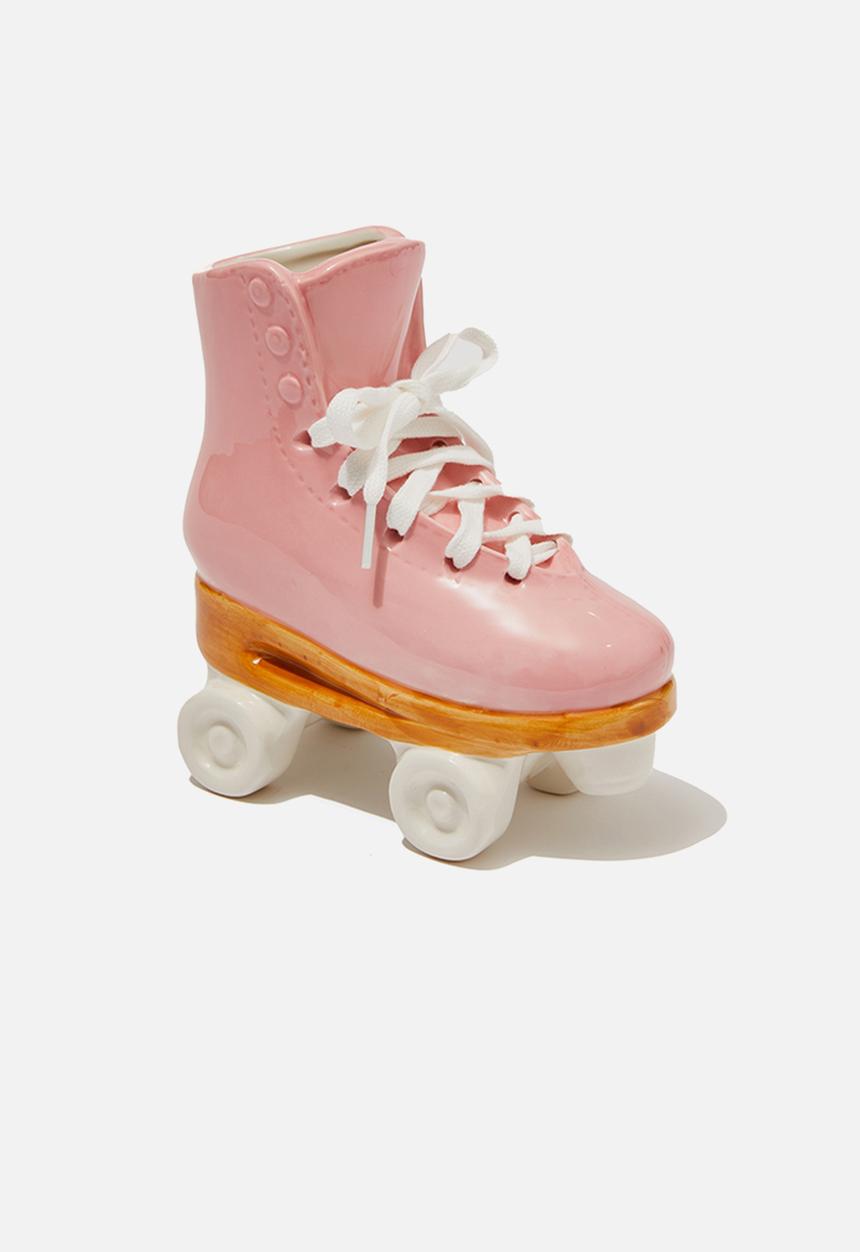 Typo - Souvenir vase - blaze orange & rosa powder rollerskate