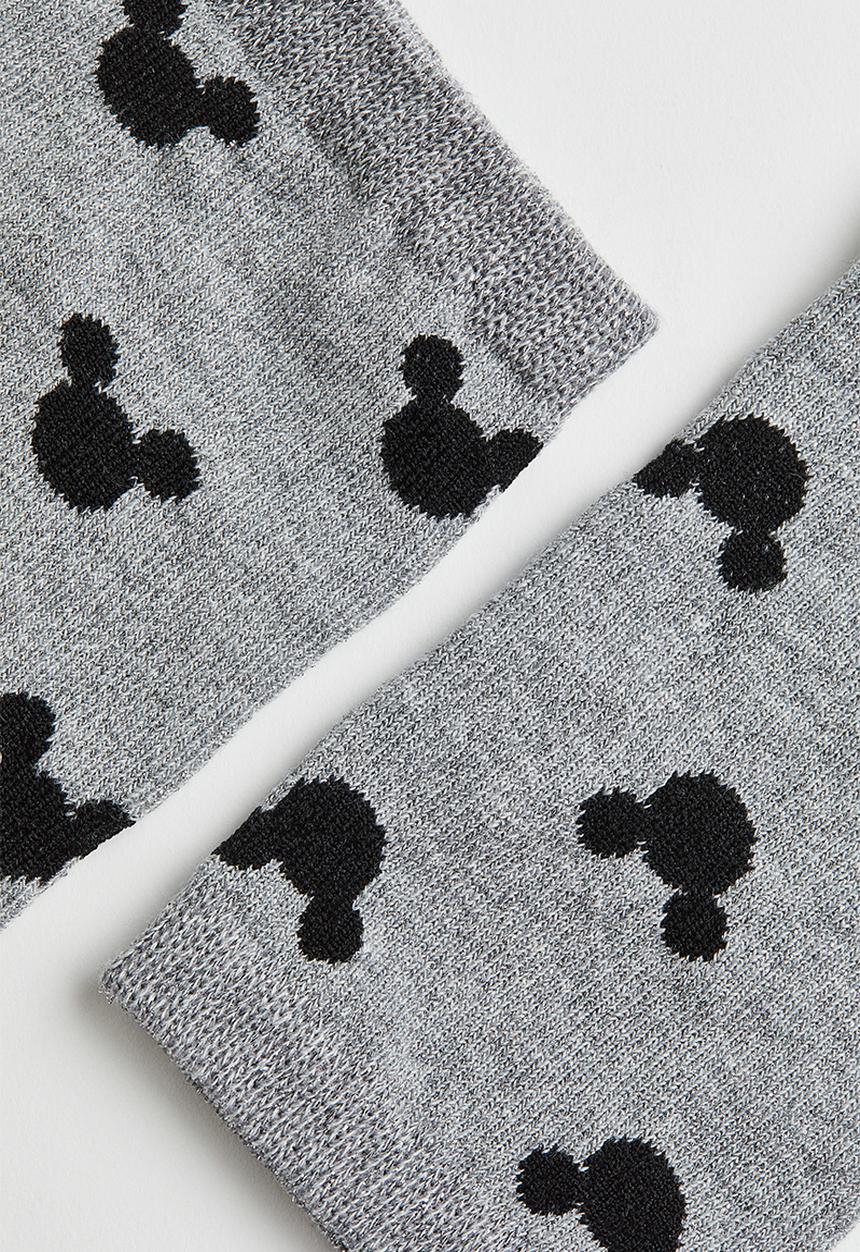 H&M - Socks - grey/mickey mouse