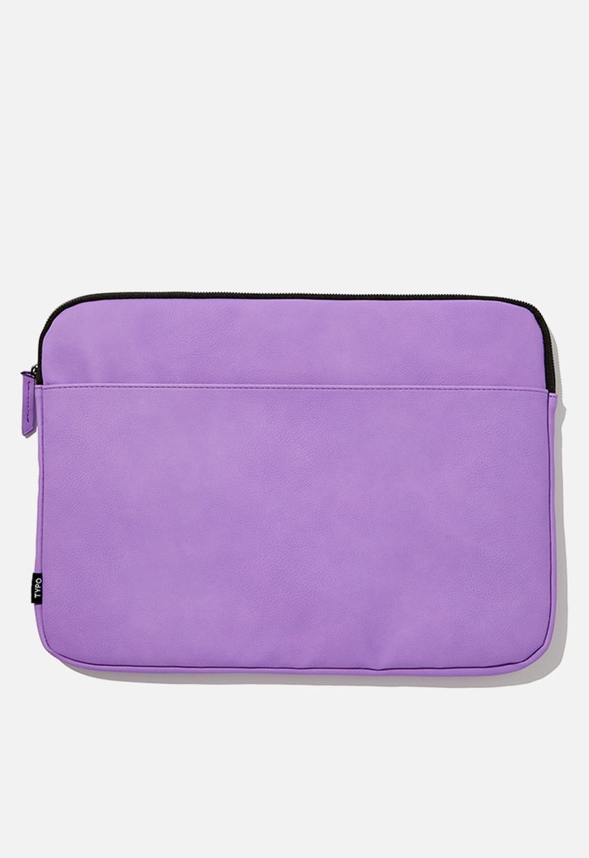 Typo - Core laptop cover 15 inch - post it purple