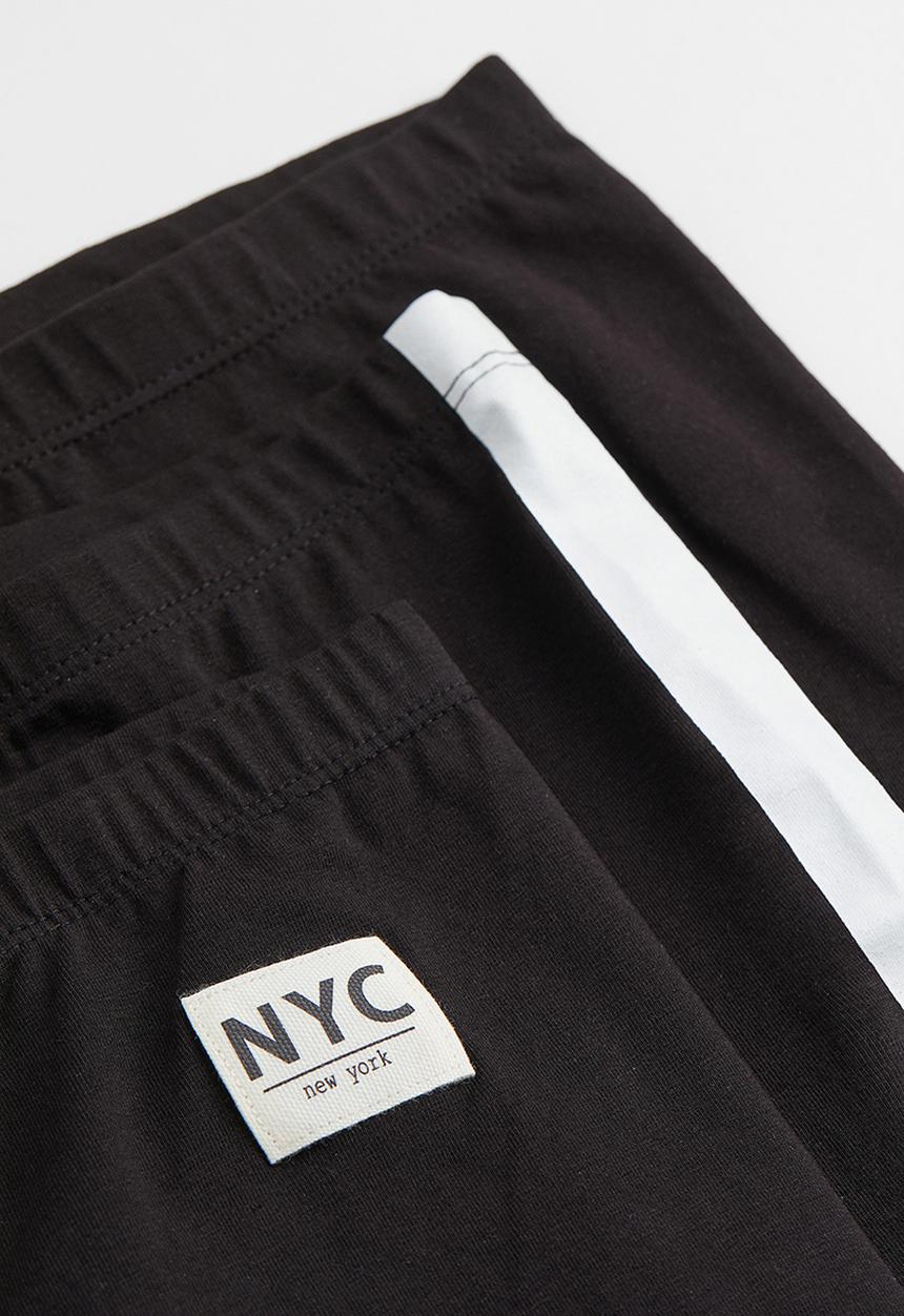 H&M - 3-Pack cycling shorts - black