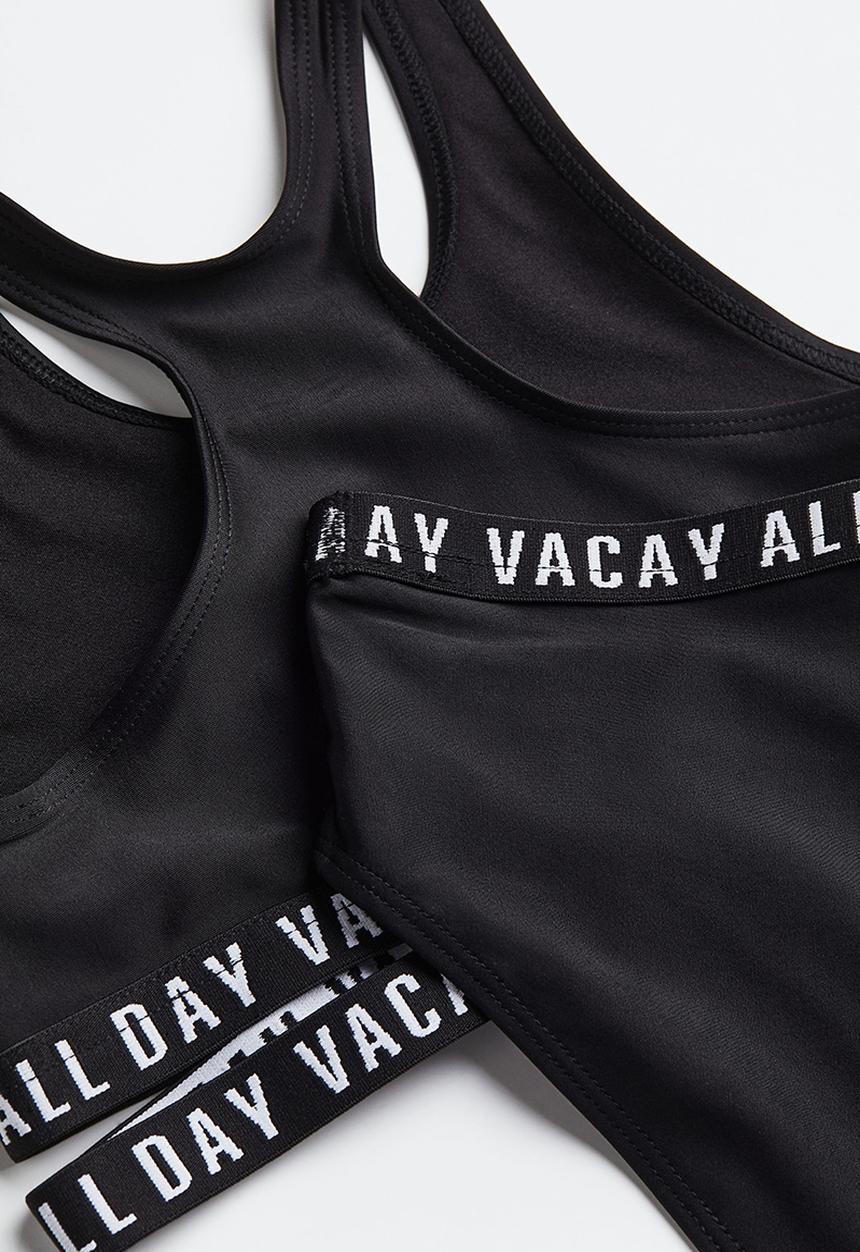 H&M - Bikini - black/vacay all day
