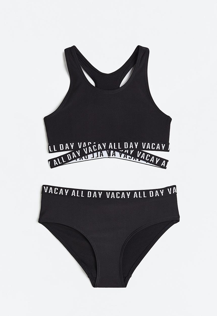 H&M - Bikini - black/vacay all day