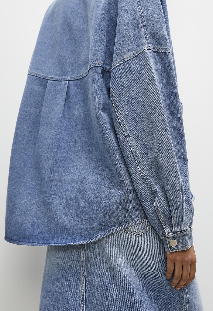 Superbalist - Denim overshirt - mid blue