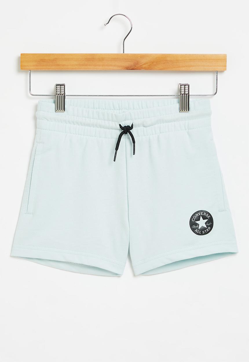 Converse - Teen chuck patch core short - aqua mist