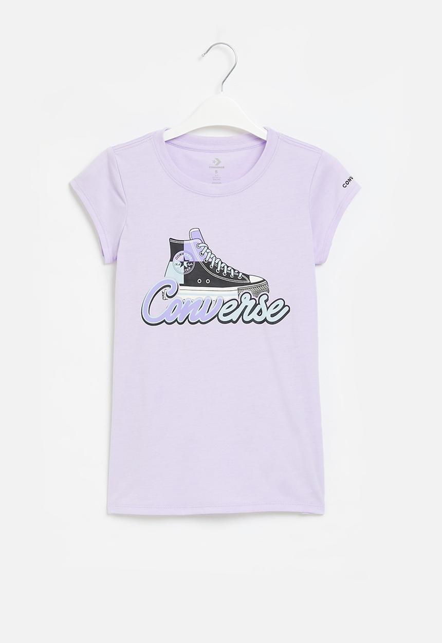 Converse - Short sleeve chuck taylor gfx t-shi - vapor violet
