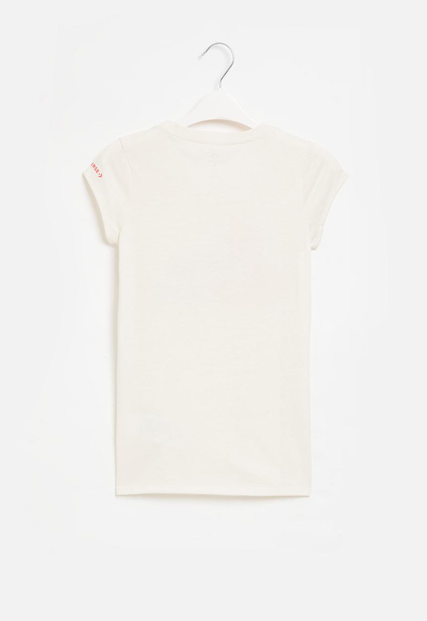 Converse - Short sleeve chuck taylor gfx t-shi - egret