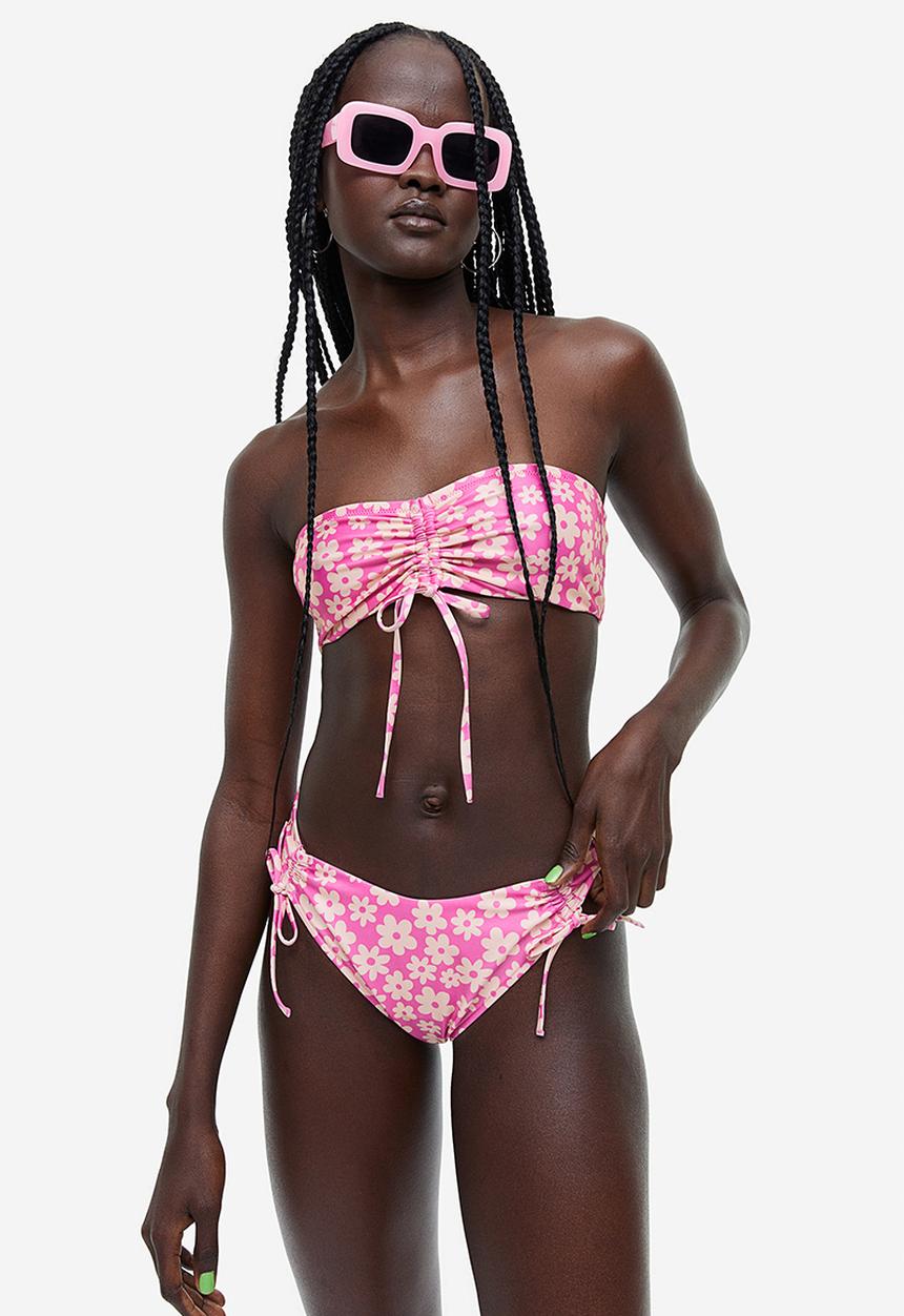 H&M - Bikini bottoms - cerise/floral