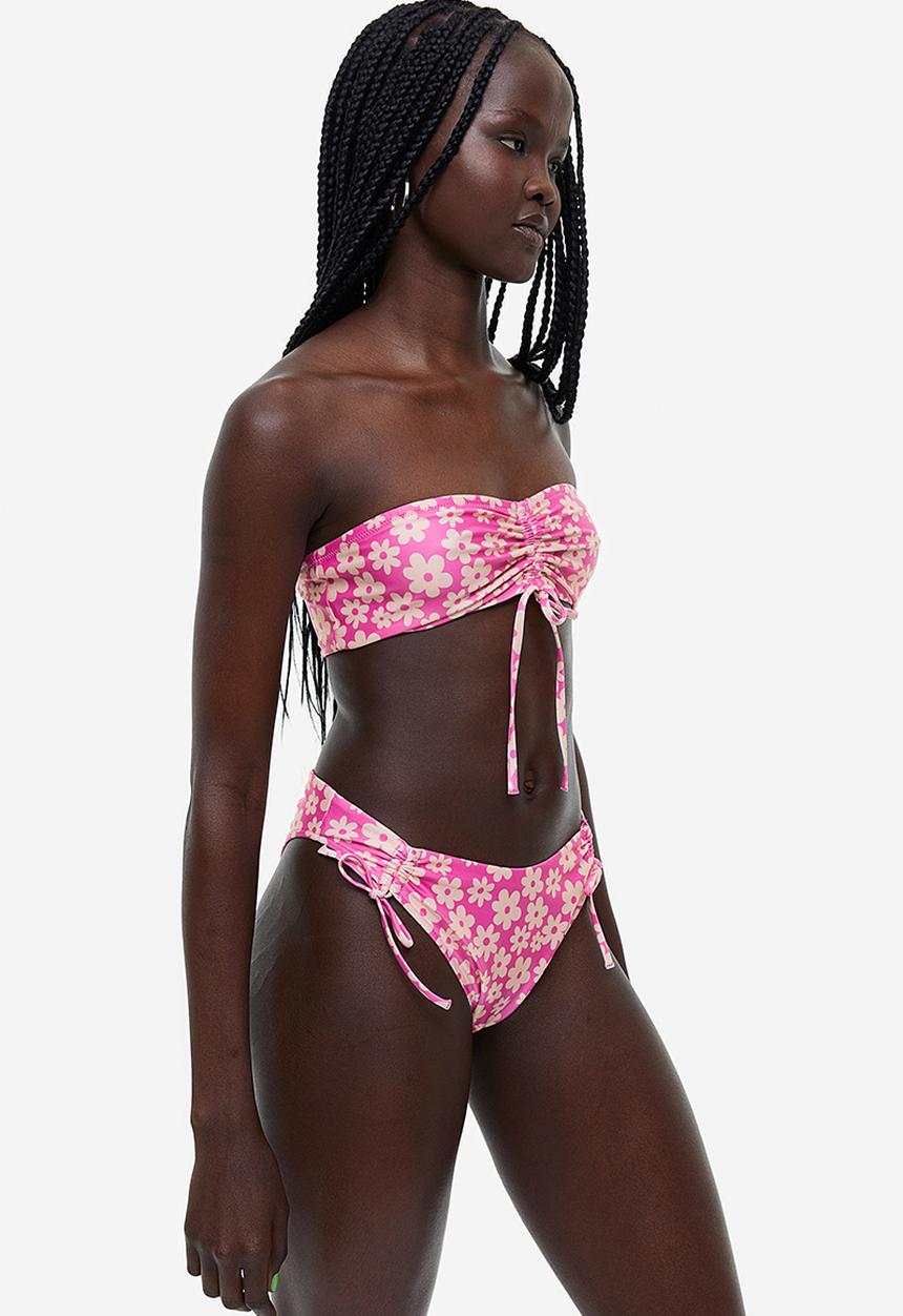 H&M - Bikini bottoms - cerise/floral