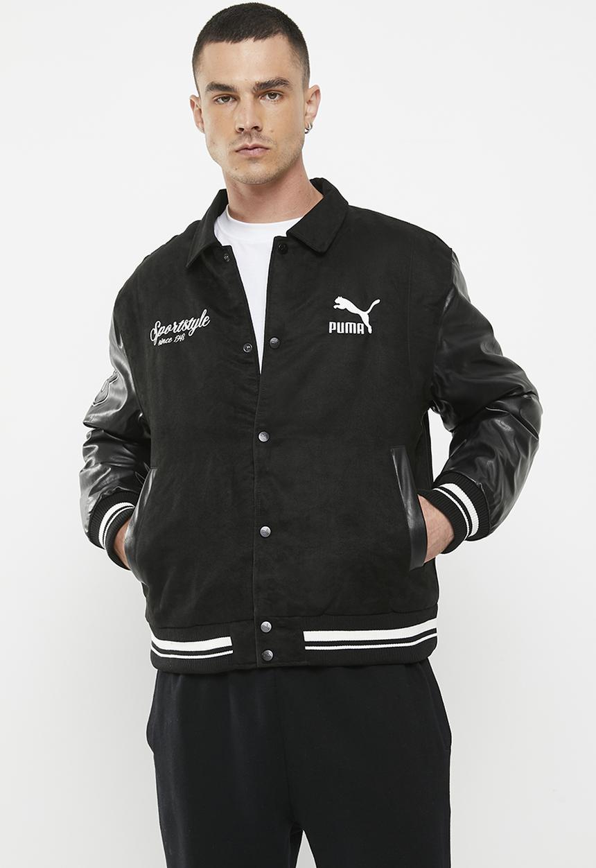 PUMA - Puma team varsity jacket - puma black 