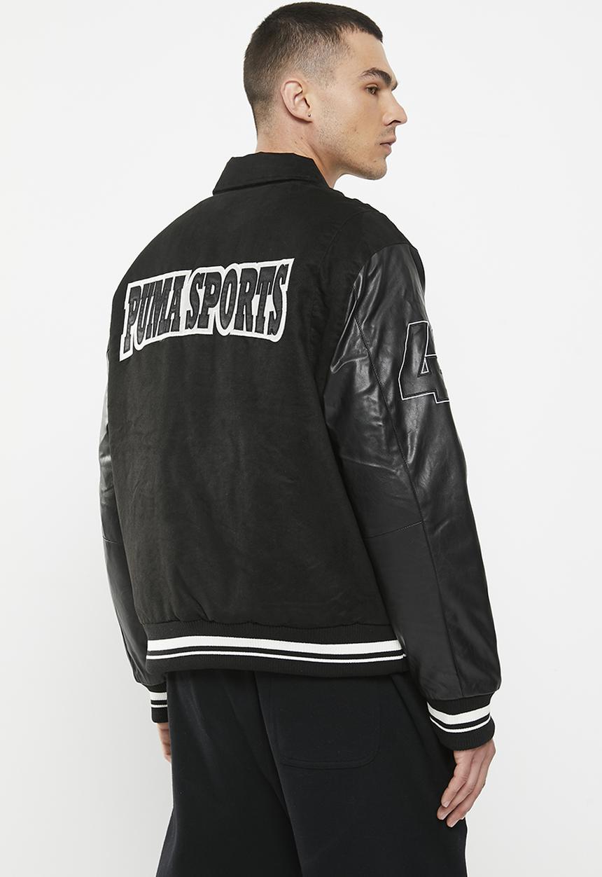 PUMA - Puma team varsity jacket - puma black 