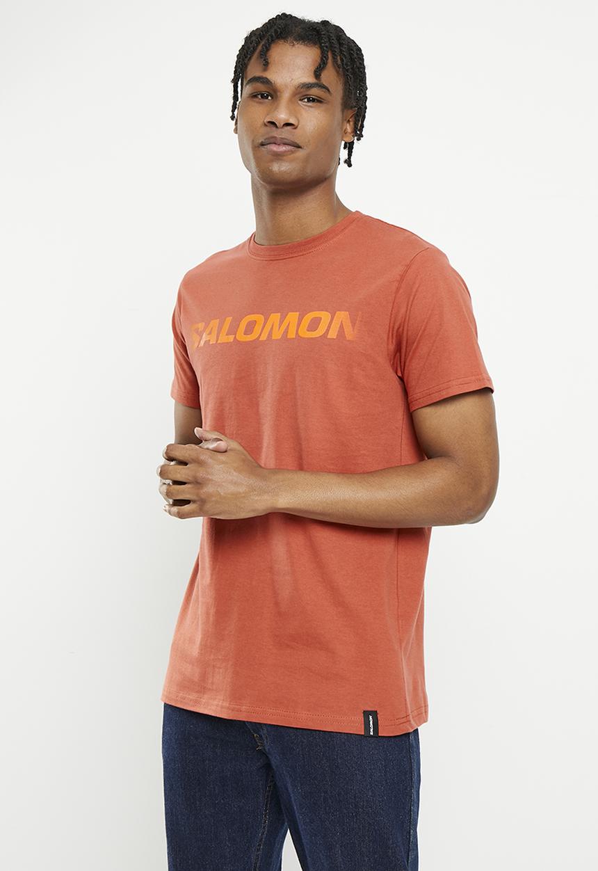 Salomon - Strea.line short sleeve tee - dark-red