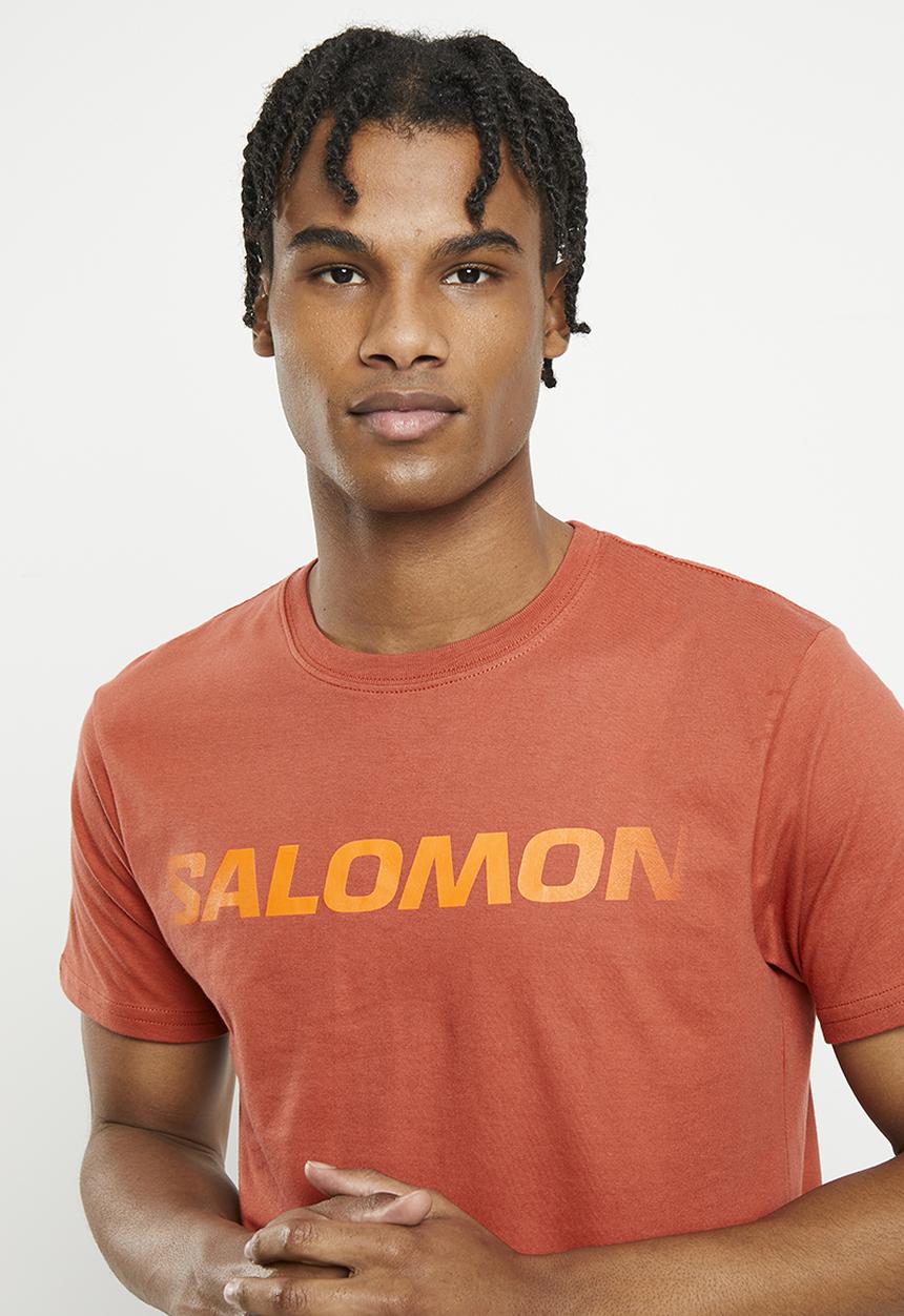 Salomon - Strea.line short sleeve tee - dark-red