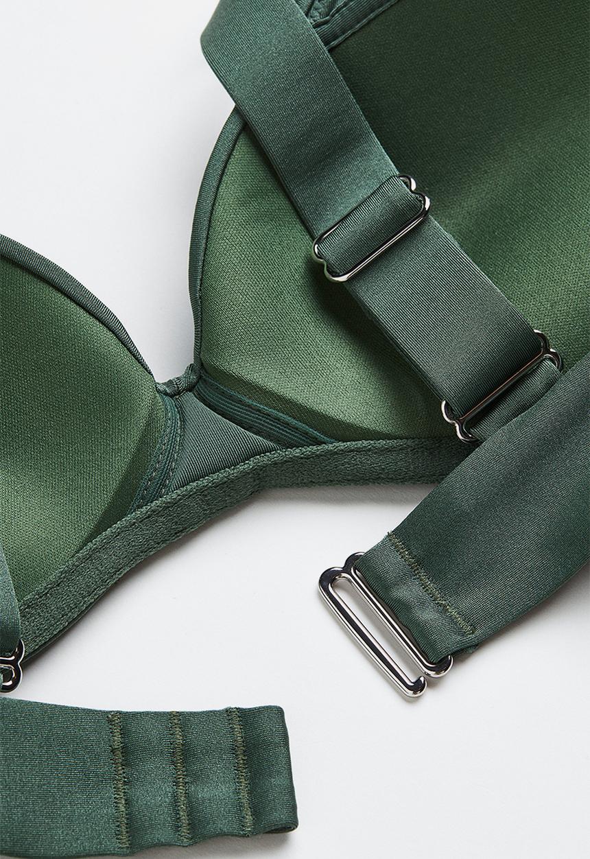 H&M - Push-up bikini top - khaki green