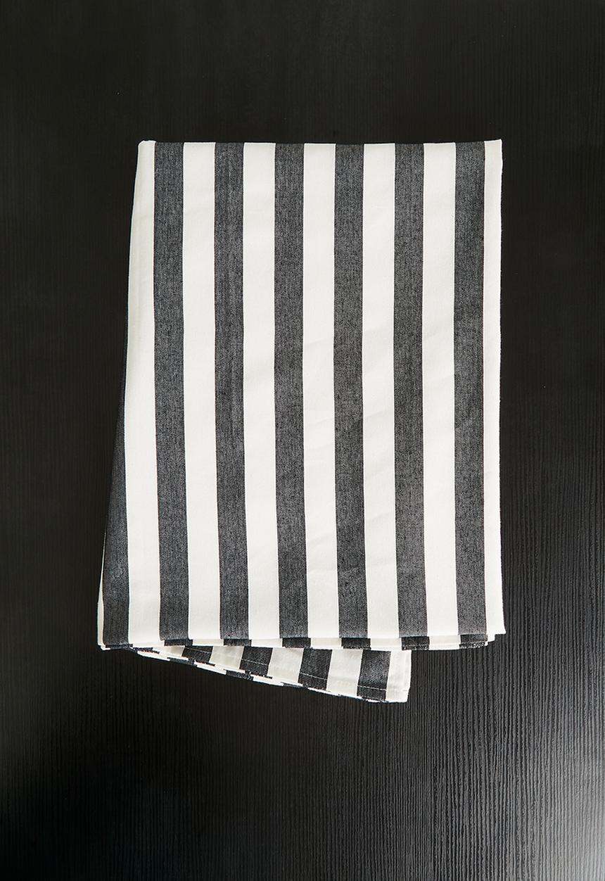 Hertex Haus - Straightaway Tablecloth - Black Sea