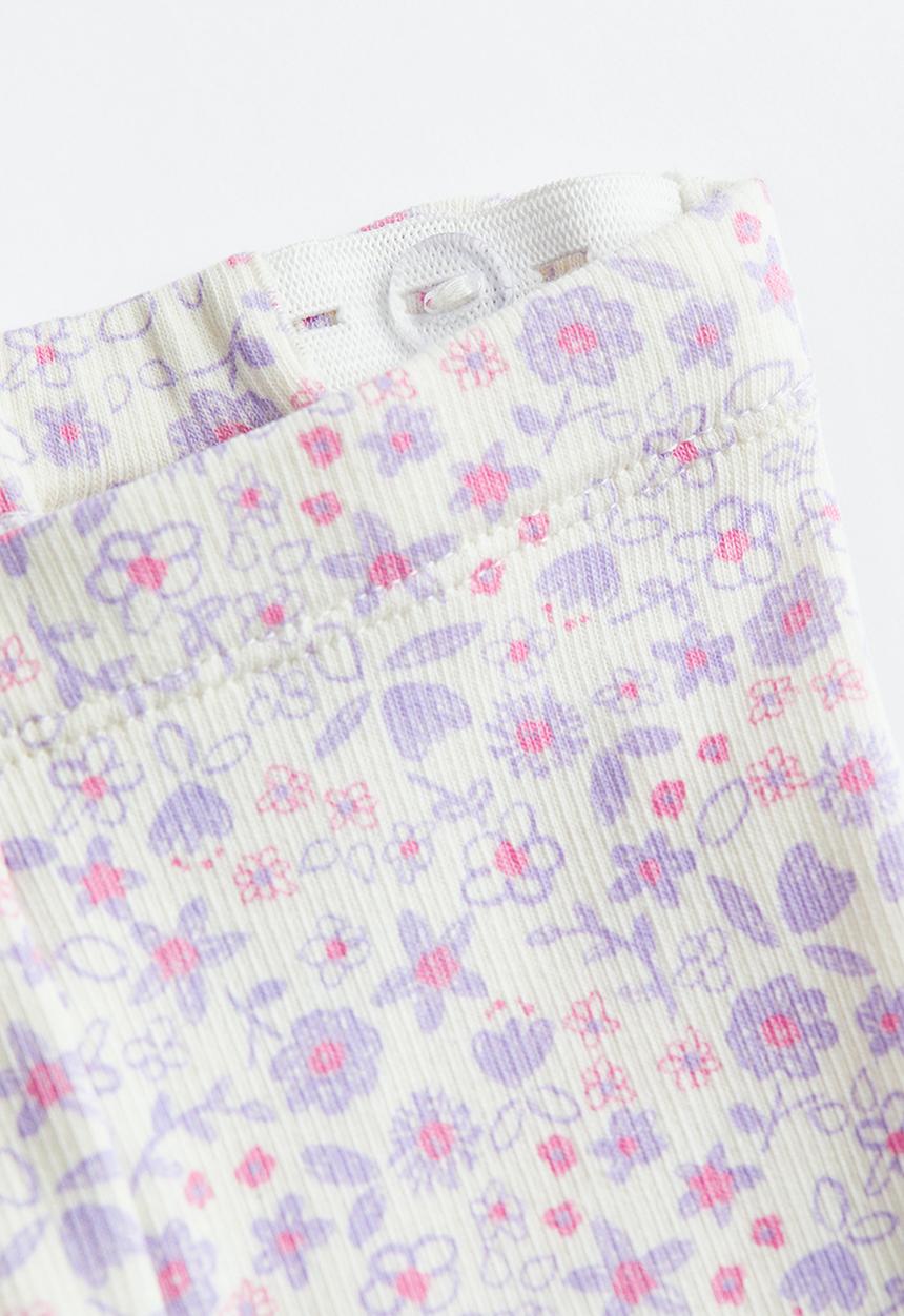 H&M - 2-piece set - purple/floral