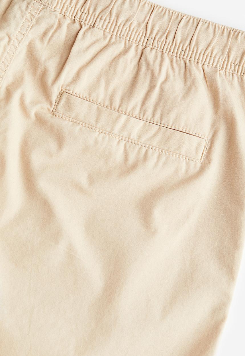 H&M - Regular fit cotton shorts - light beige
