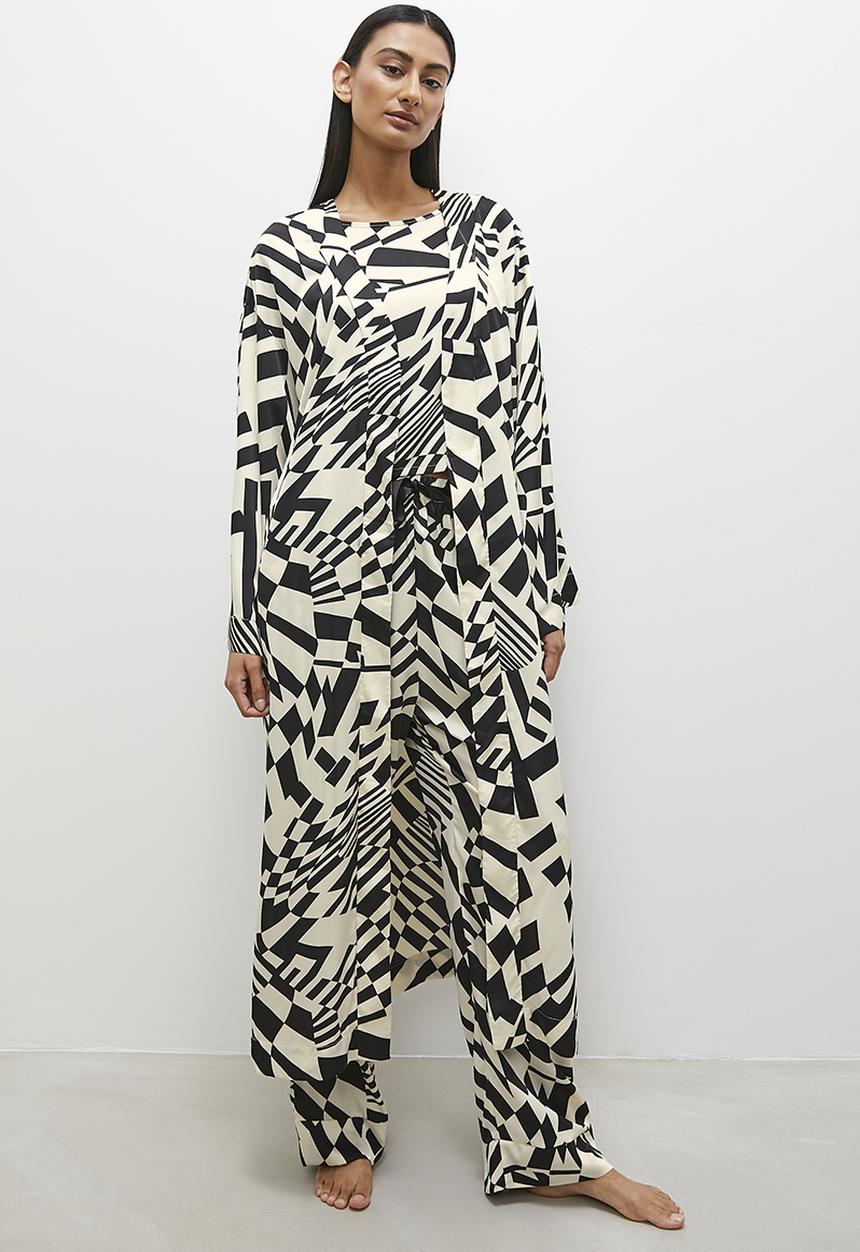 Superbalist - Maxi robe - black geo