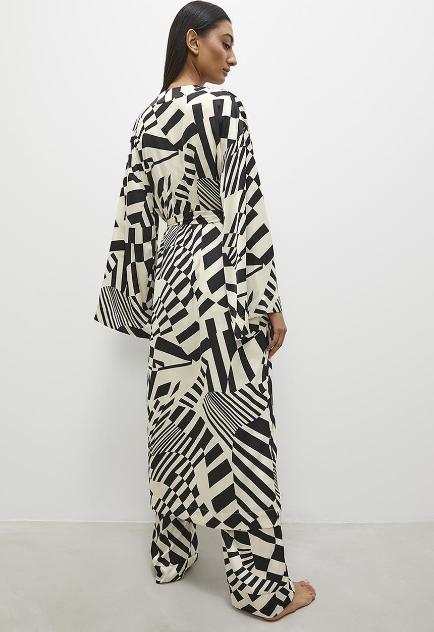 Superbalist - Maxi robe - black geo
