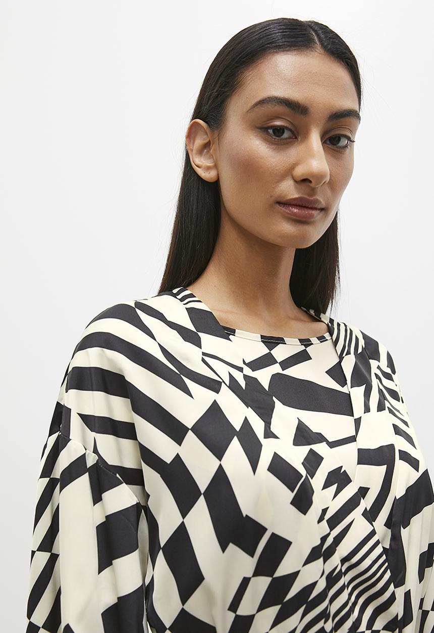 Superbalist - Maxi robe - black geo