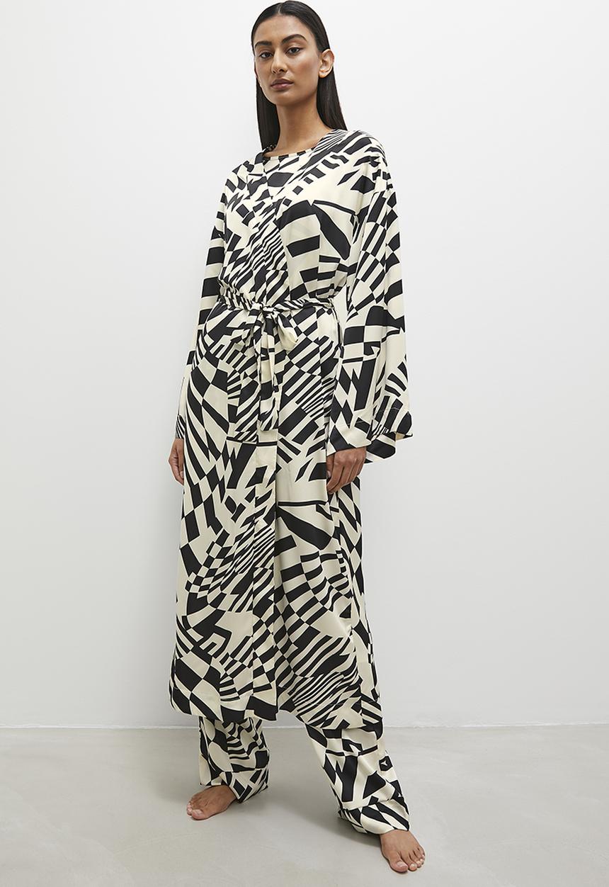 Superbalist - Maxi robe - black geo