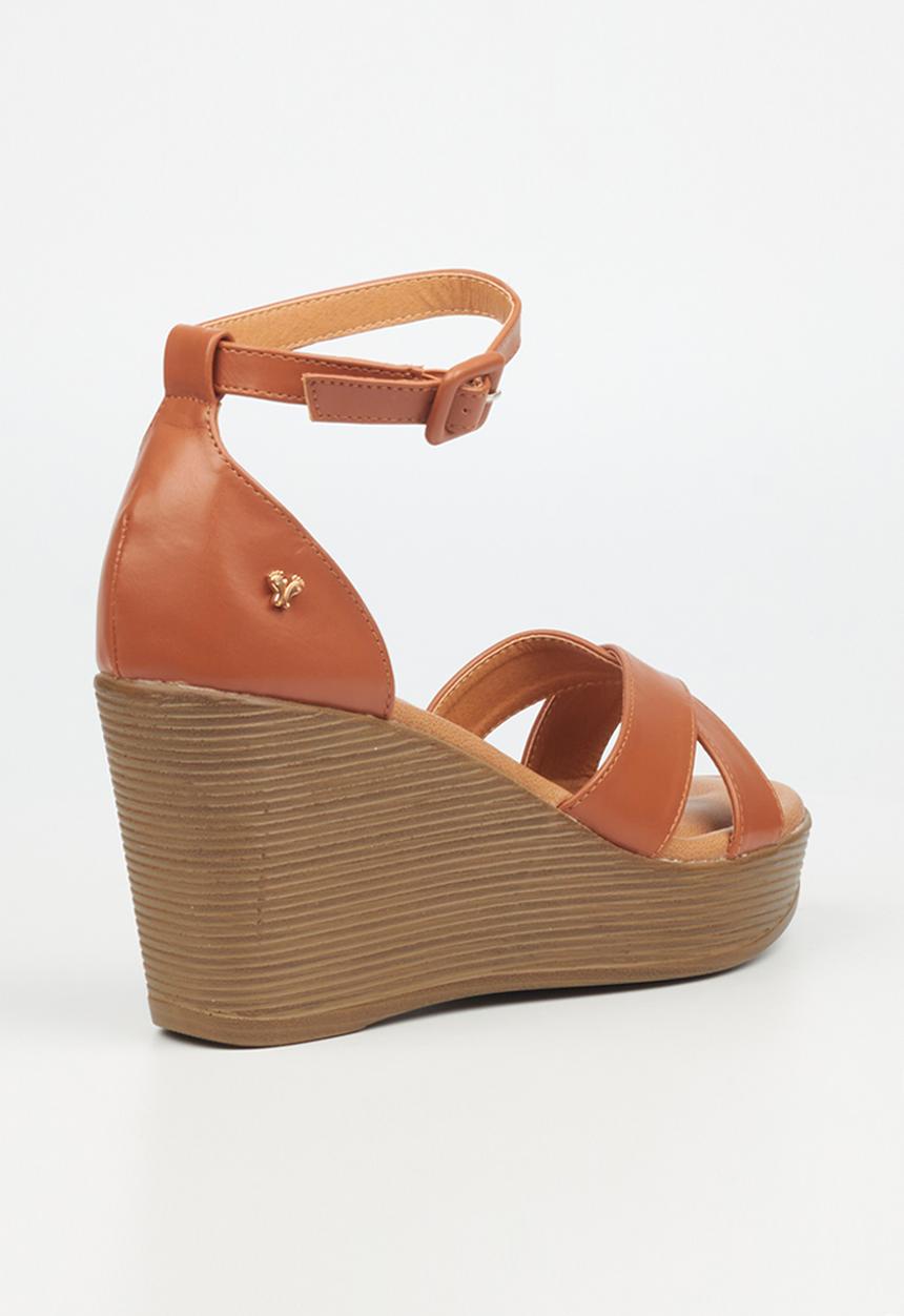 Butterfly Feet - Larah 1 wedge heel - tan