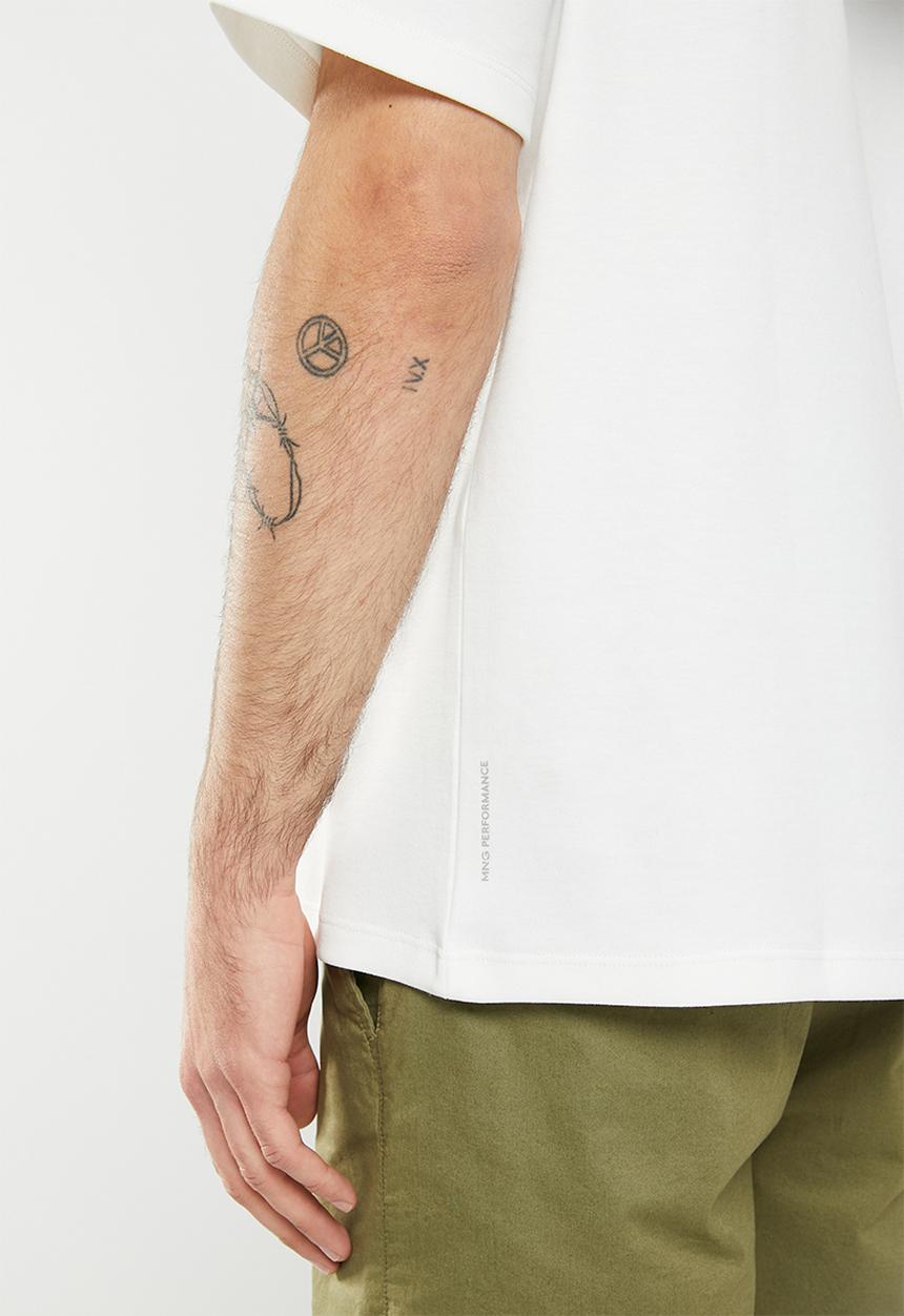 MANGO - T-shirt kimi - white