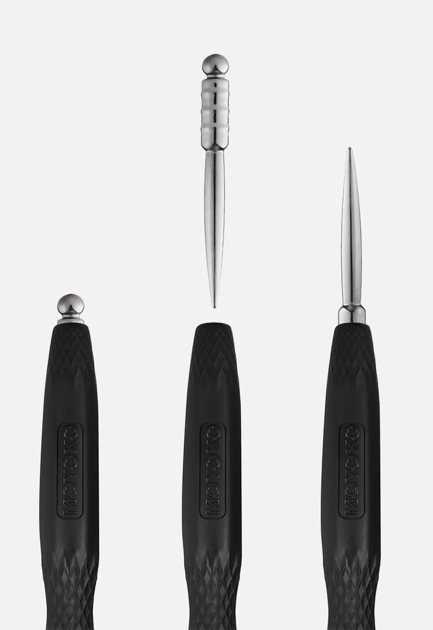 Moyoko Professional - Professional Silver Arch Heat-Resistant Round Brush - 55mm