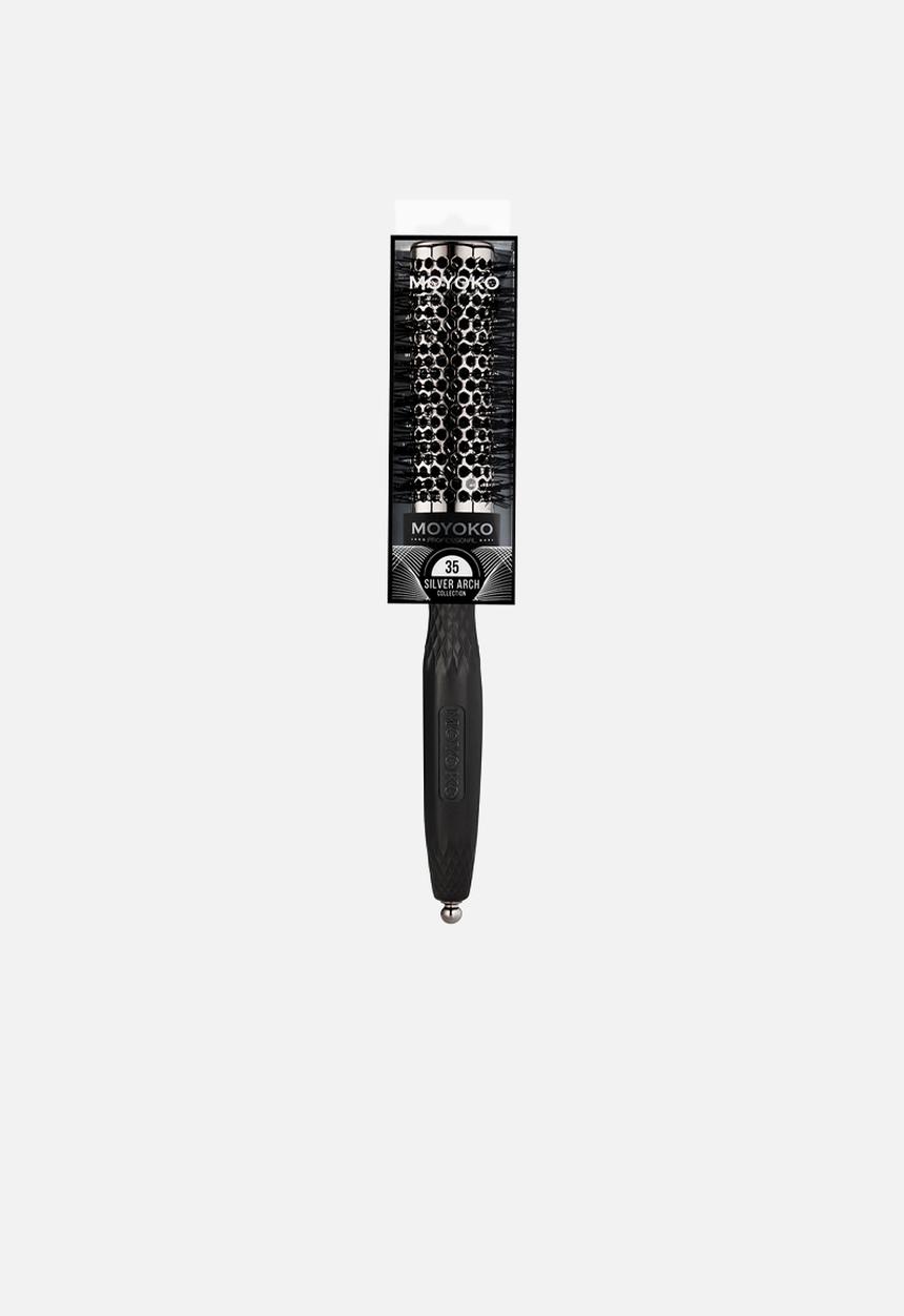 Moyoko Professional - Professional Silver Arch Heat-Resistant Round Brush - 35mm