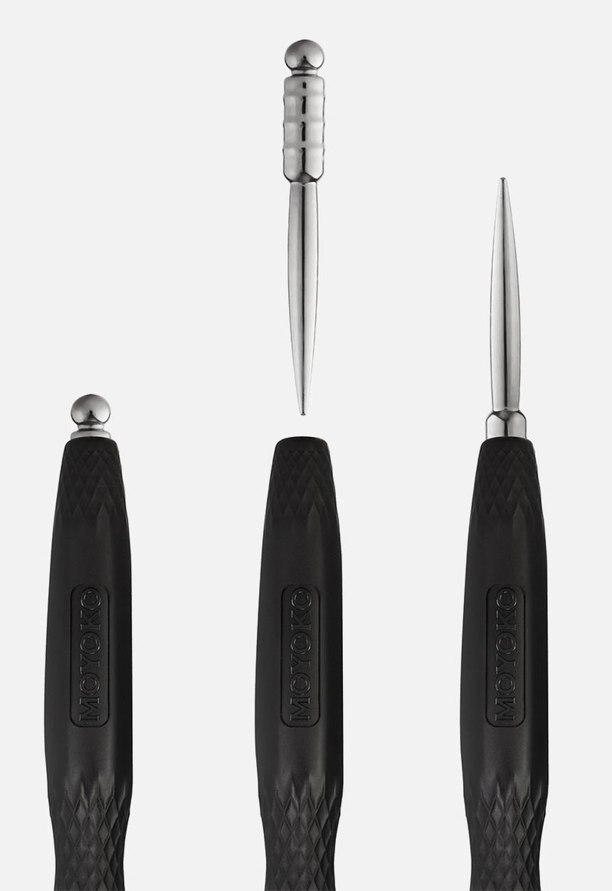 Moyoko Professional - Professional Silver Arch Heat-Resistant Round Brush - 35mm