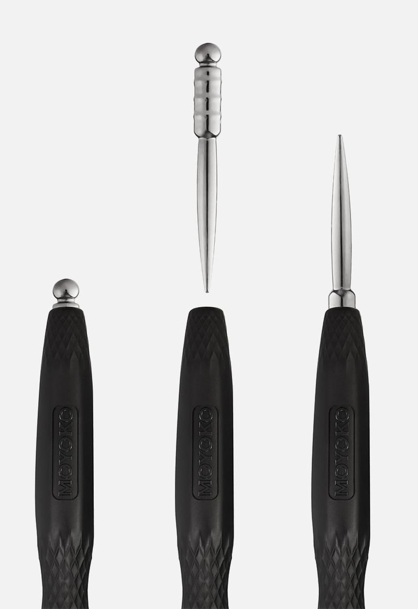 Moyoko Professional - Professional Silver Arch Heat-Resistant Round Brush - 25mm