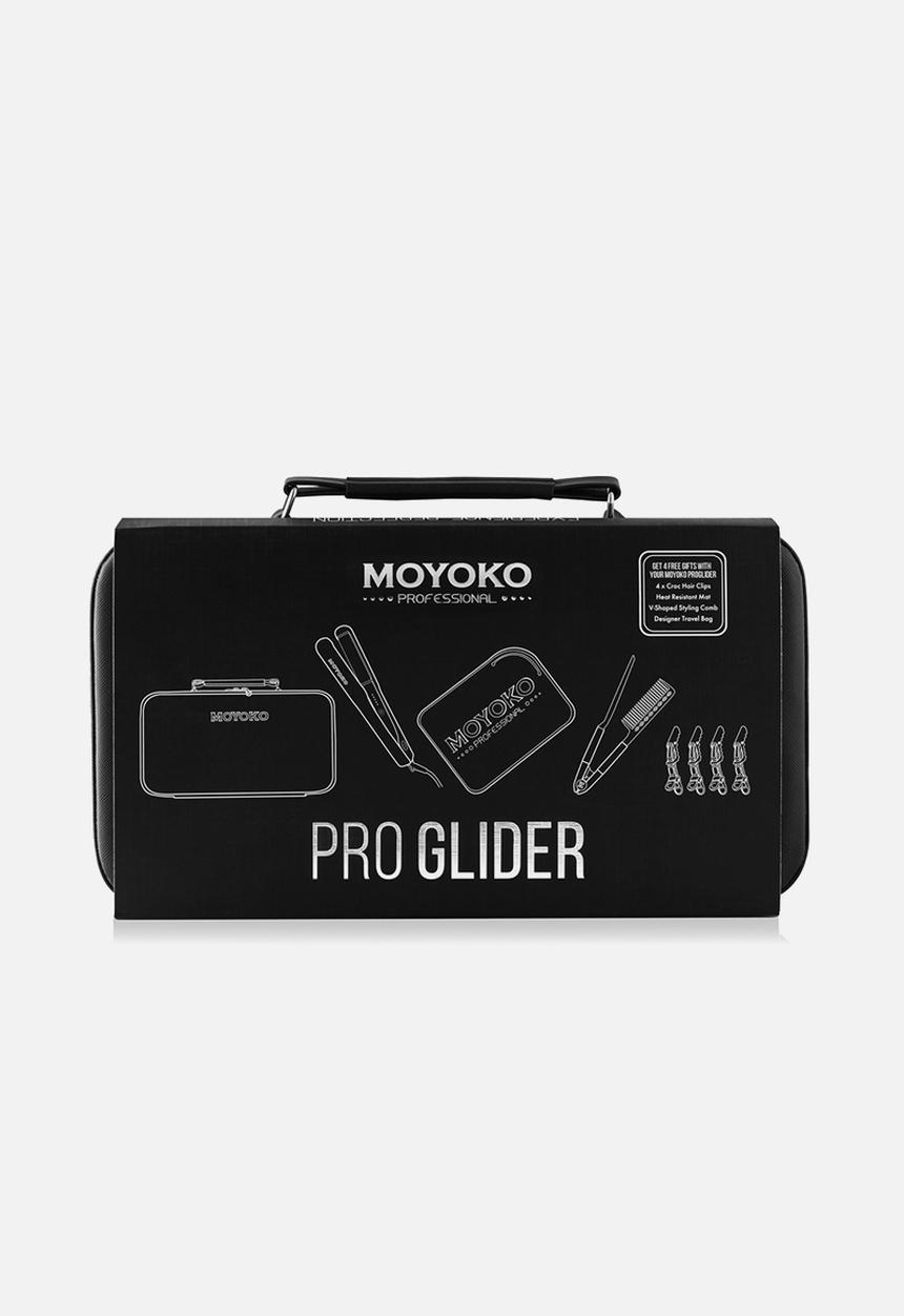 Moyoko Professional - Pro Glider - Hair Straightener Kit - Ceramic Flat Iron - Onyx Black