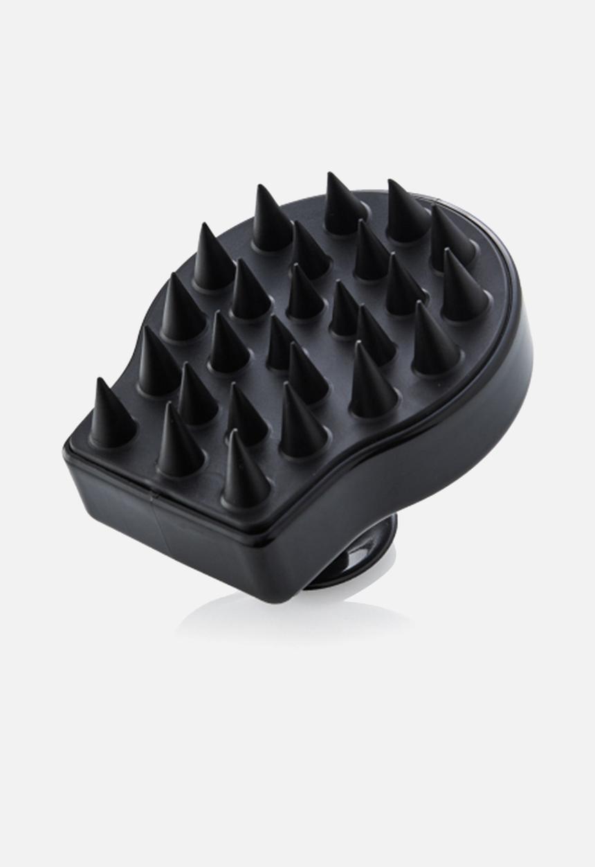 Moyoko Professional - Scalp Exfoliating Brush - Soft Silicone Massaging Bristles - Black