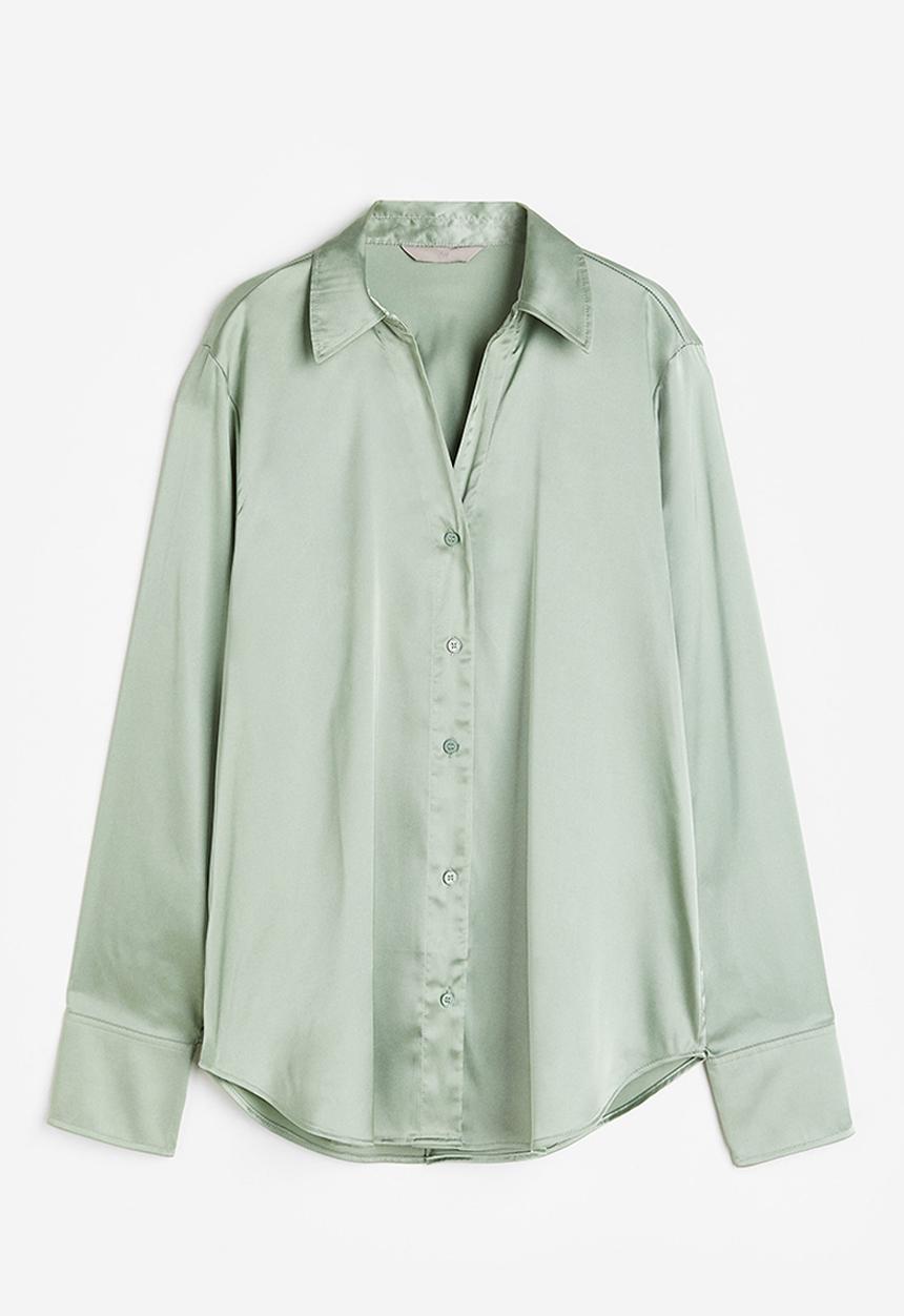 H&M - V-neck blouse - green