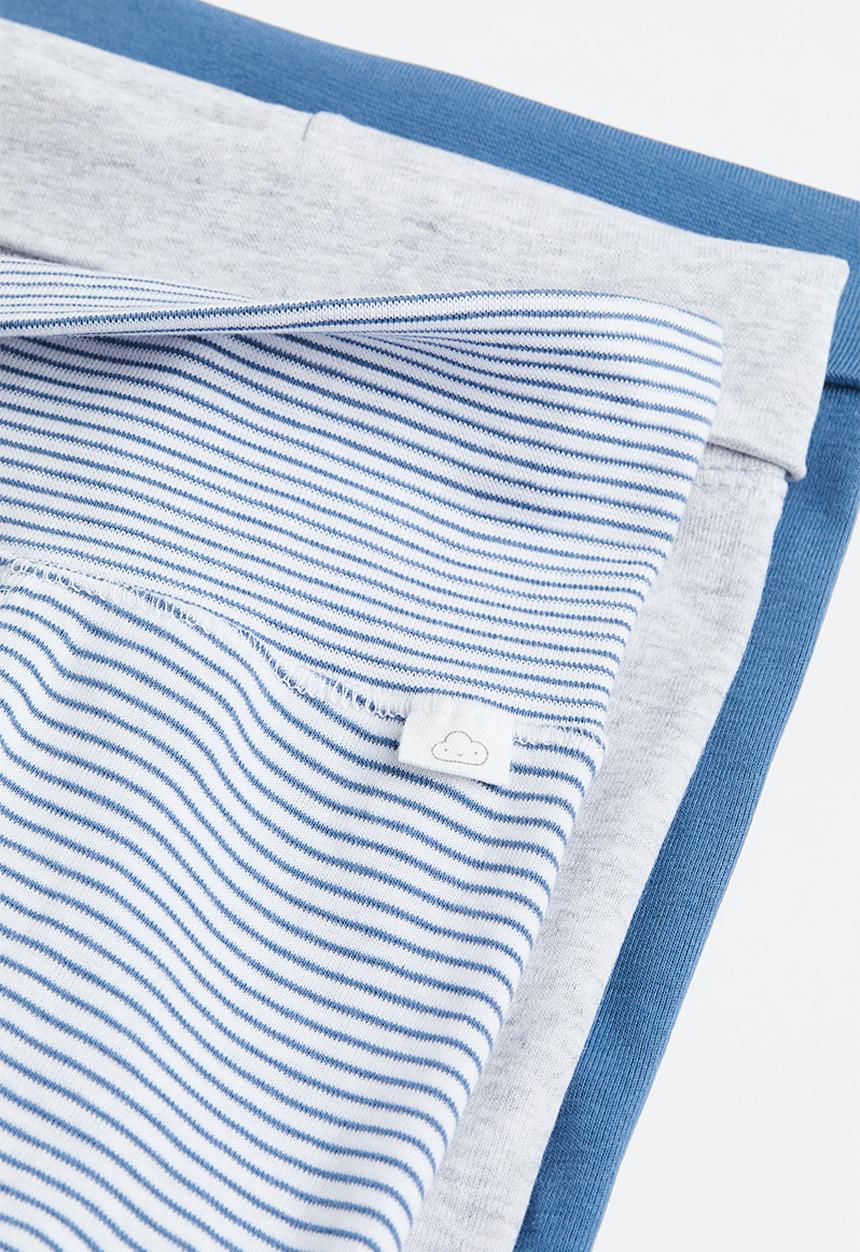 H&M - 3-pack trousers - grey/blue/multi