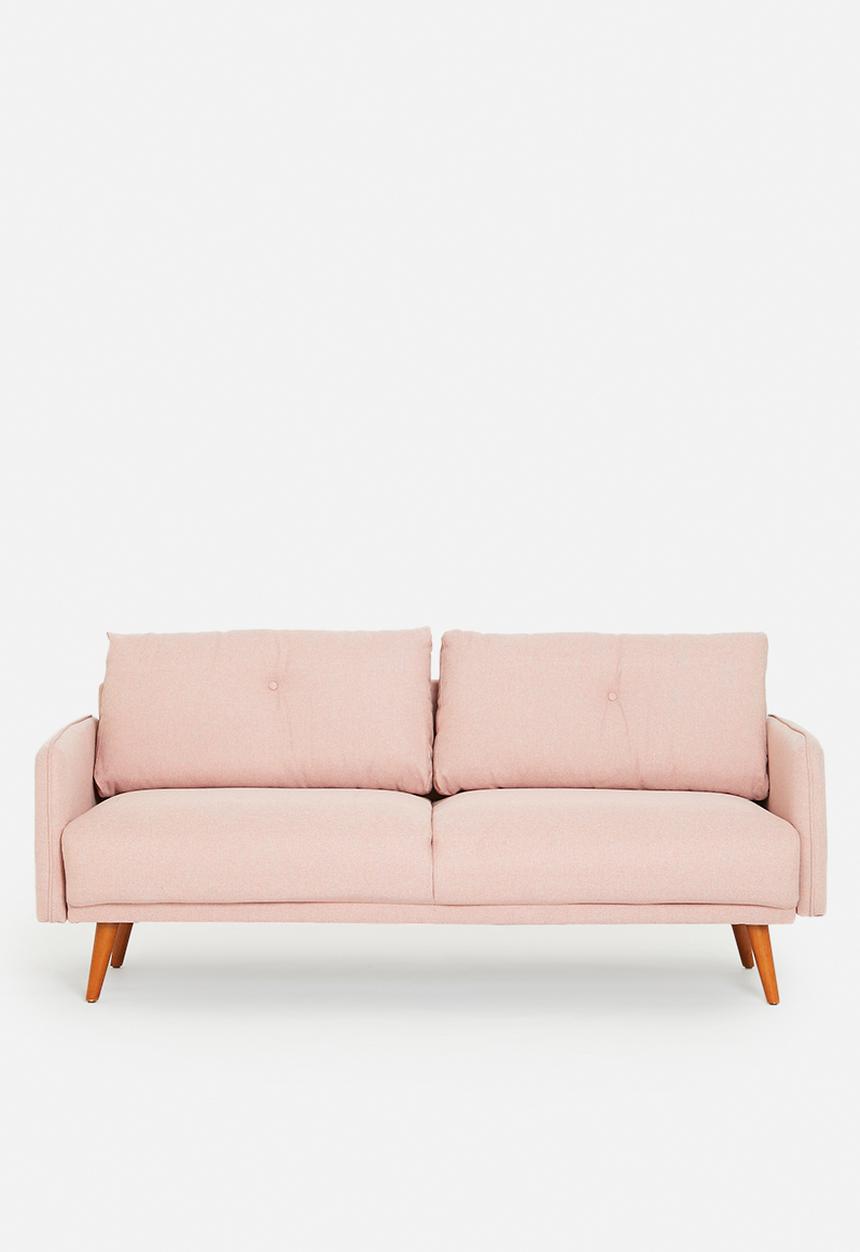 Sixth Floor - Montreux 3 seater sofa - blush