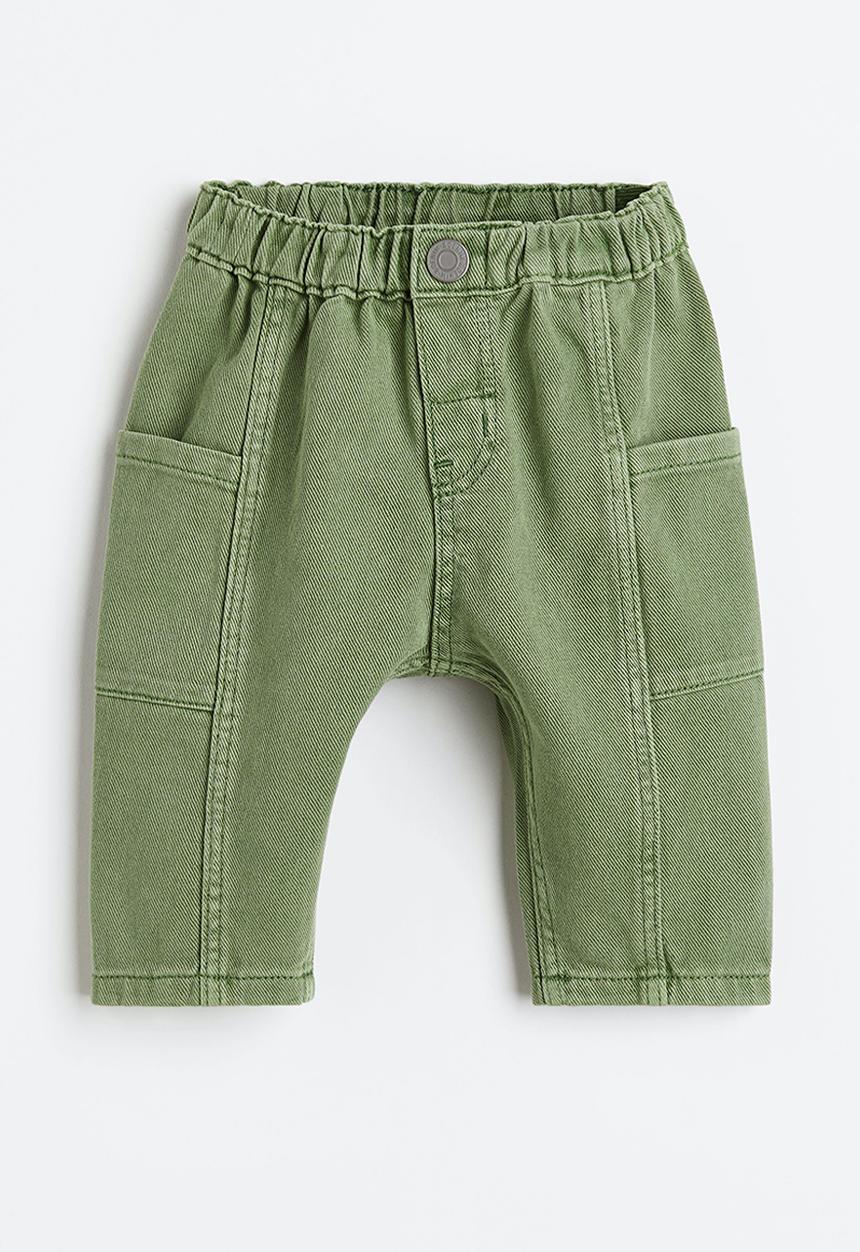 H&M - Relaxed fit jeans - green