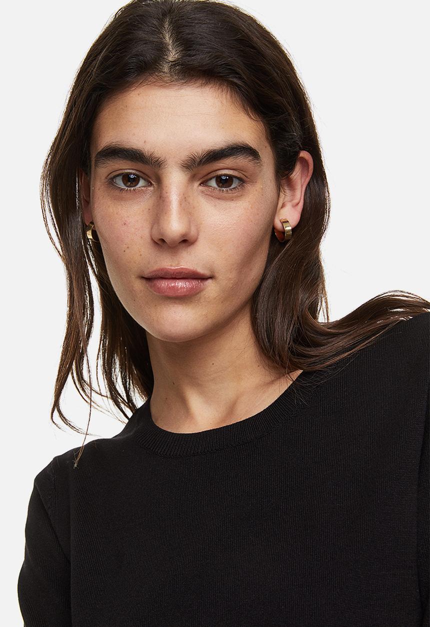 H&M - Fine-knit top - black