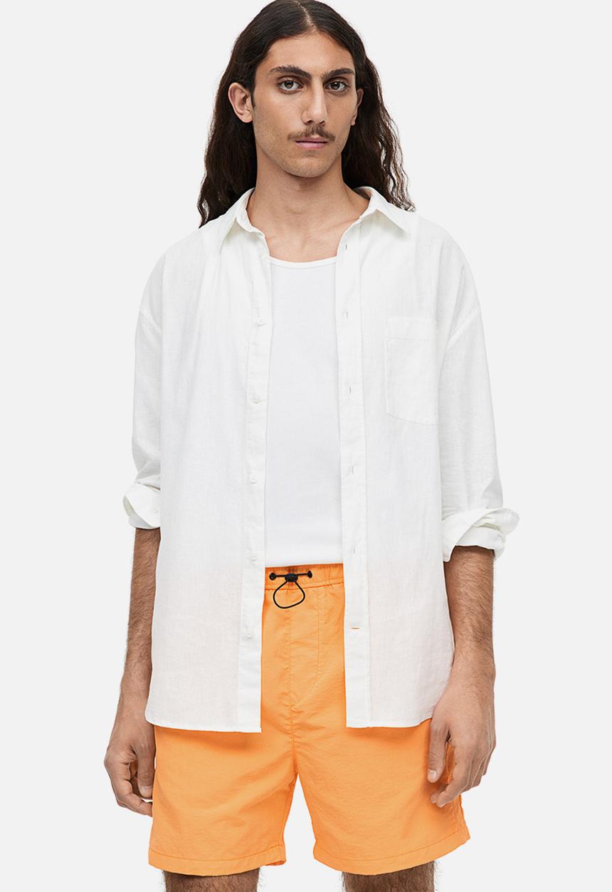 H&M - Regular fit nylon shorts - orange
