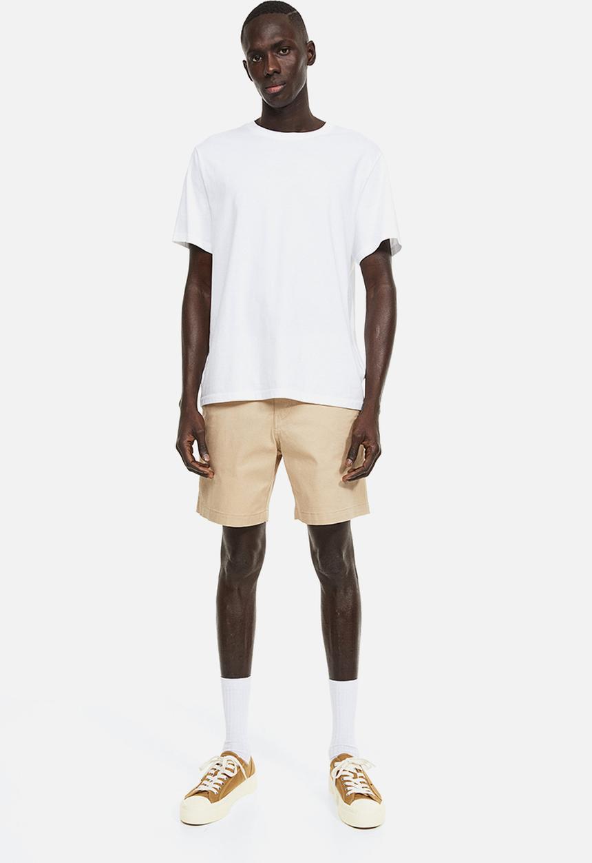 H&M - Regular fit chino shorts - beige