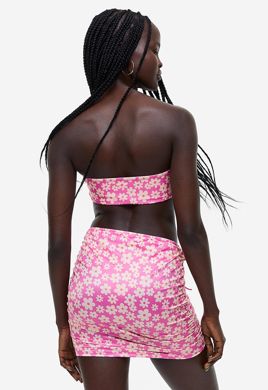 H&M - Gathered swim skirt - pink