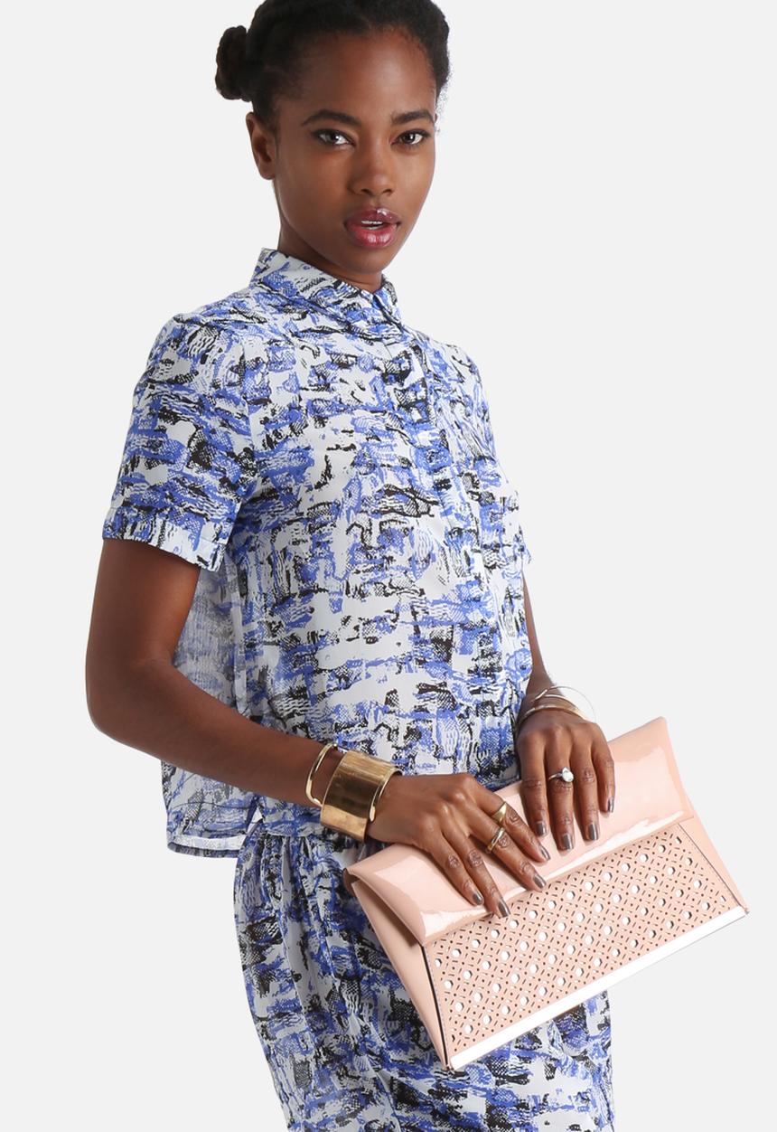 Neon Rose - Minimal Snake Boxy Tee