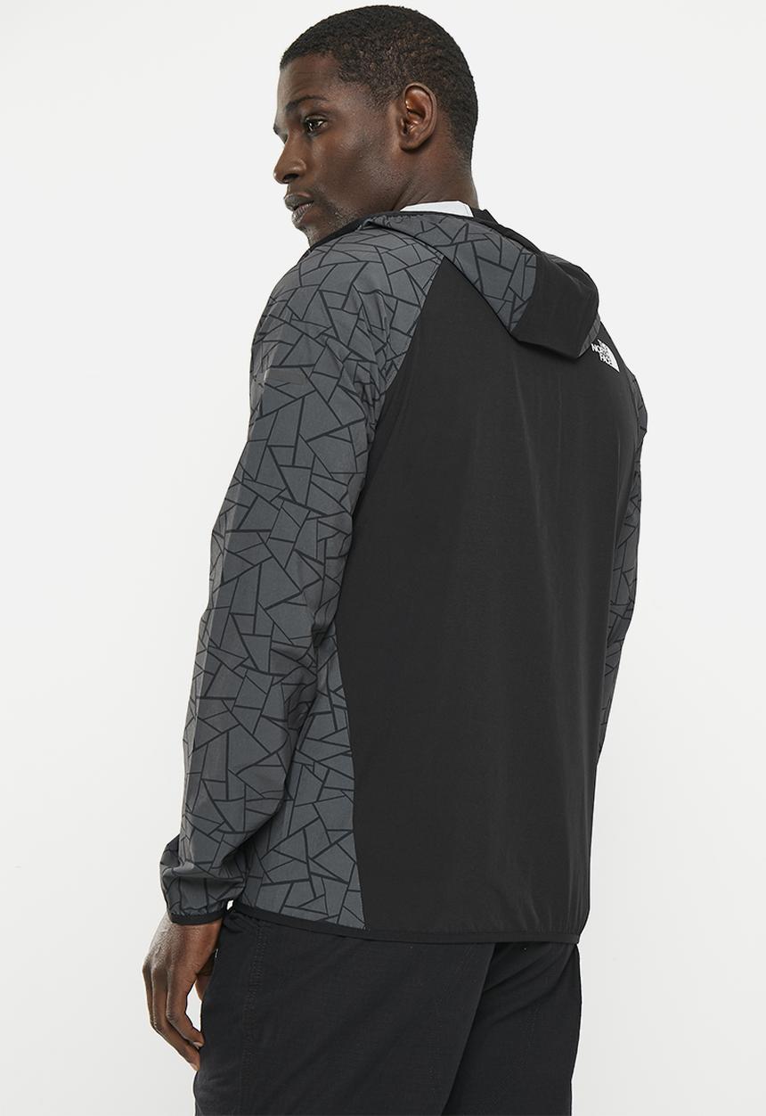 The North Face - M MA LAB WIND FULL ZIP - EU - E1TNF Black TNF Tangram Print-TNF Black 