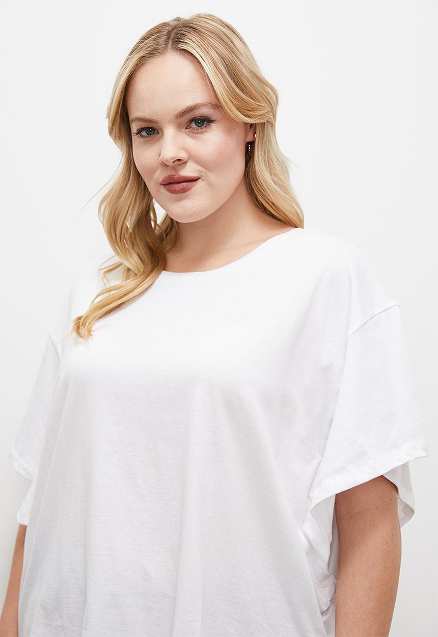 edit - Easy flatter top - white